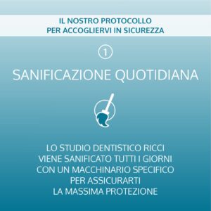 Le linee guida per accedere allo studio Dentistico Ricci post Coronavirus