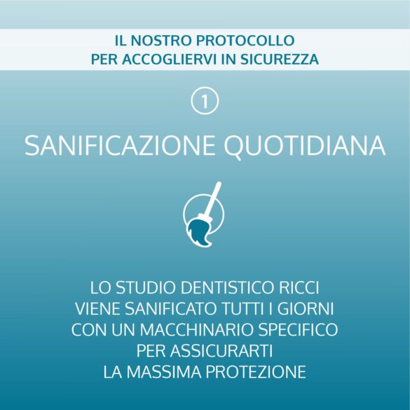 Le linee guida per accedere allo studio Dentistico Ricci post Coronavirus